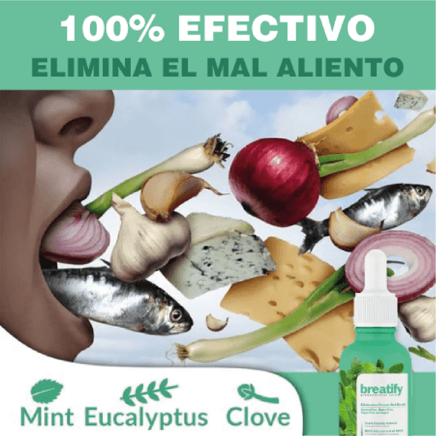 Breatify - Eliminador de mal Aliento