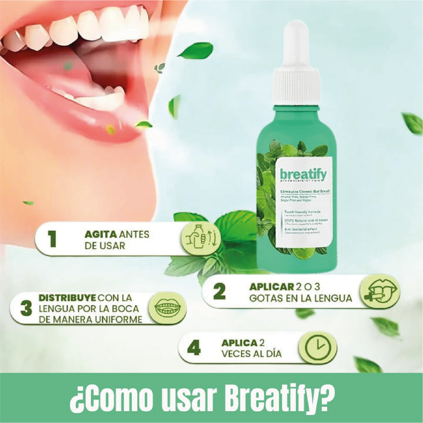 Breatify - Eliminador de mal Aliento